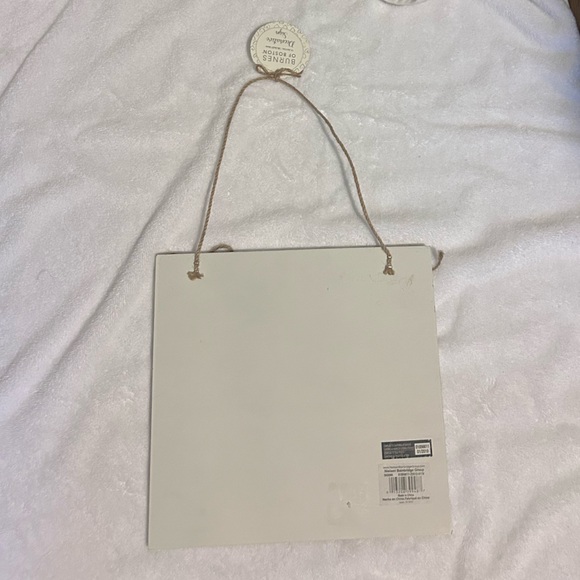 Burnes of Boston ,Wedding decorative  sign 10x10.Happily ever after starts here - Picture 3 of 4